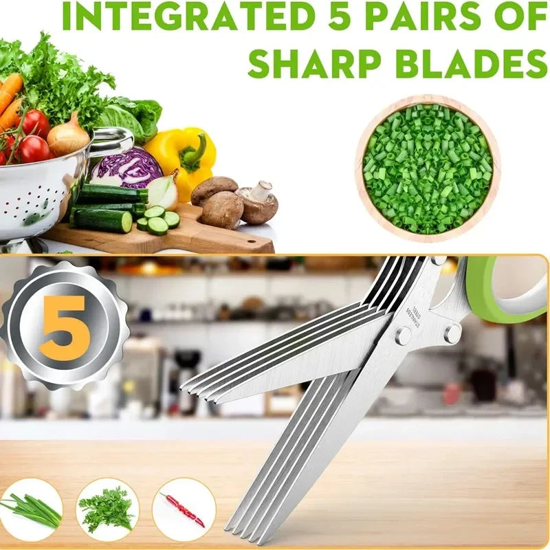 Stainless Steel Herb Scissors