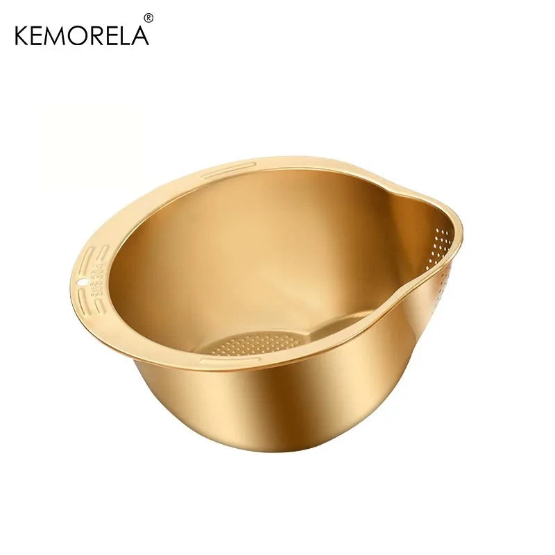 Stainless Steel Rice Washer Bowl